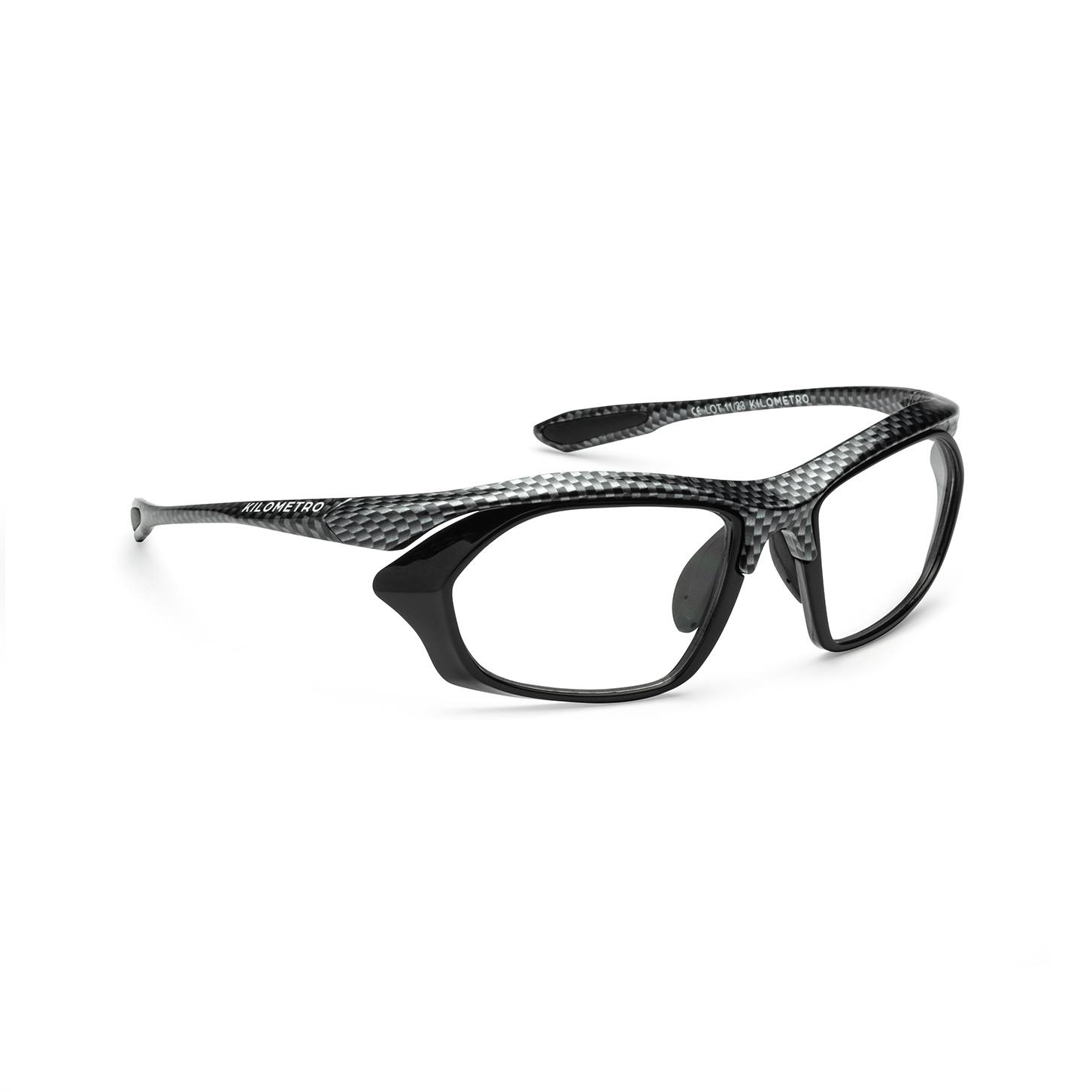 Crono Fibra di Carbonio Lucido Graduabile