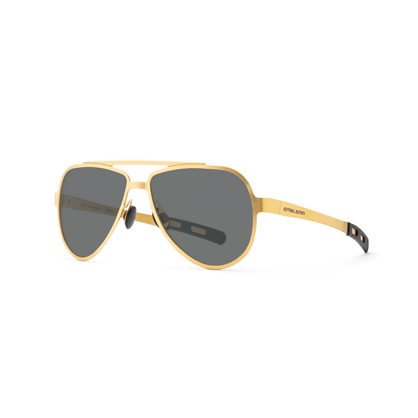 Serpico Gold Sunglasses for Motorcyclists Emblema Emblema