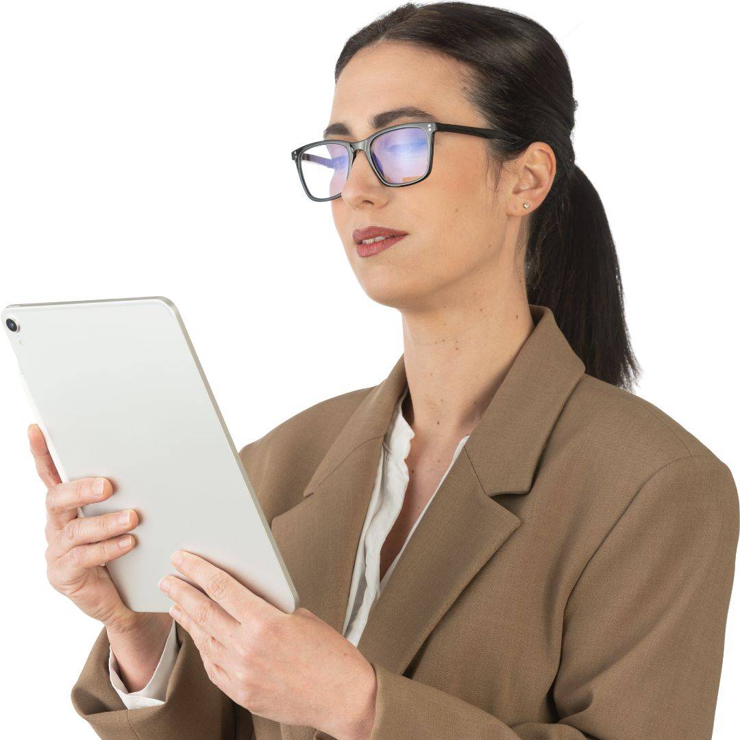 Airport Milano Squadrato Lettura R0409 Con Filtro Luce Blu