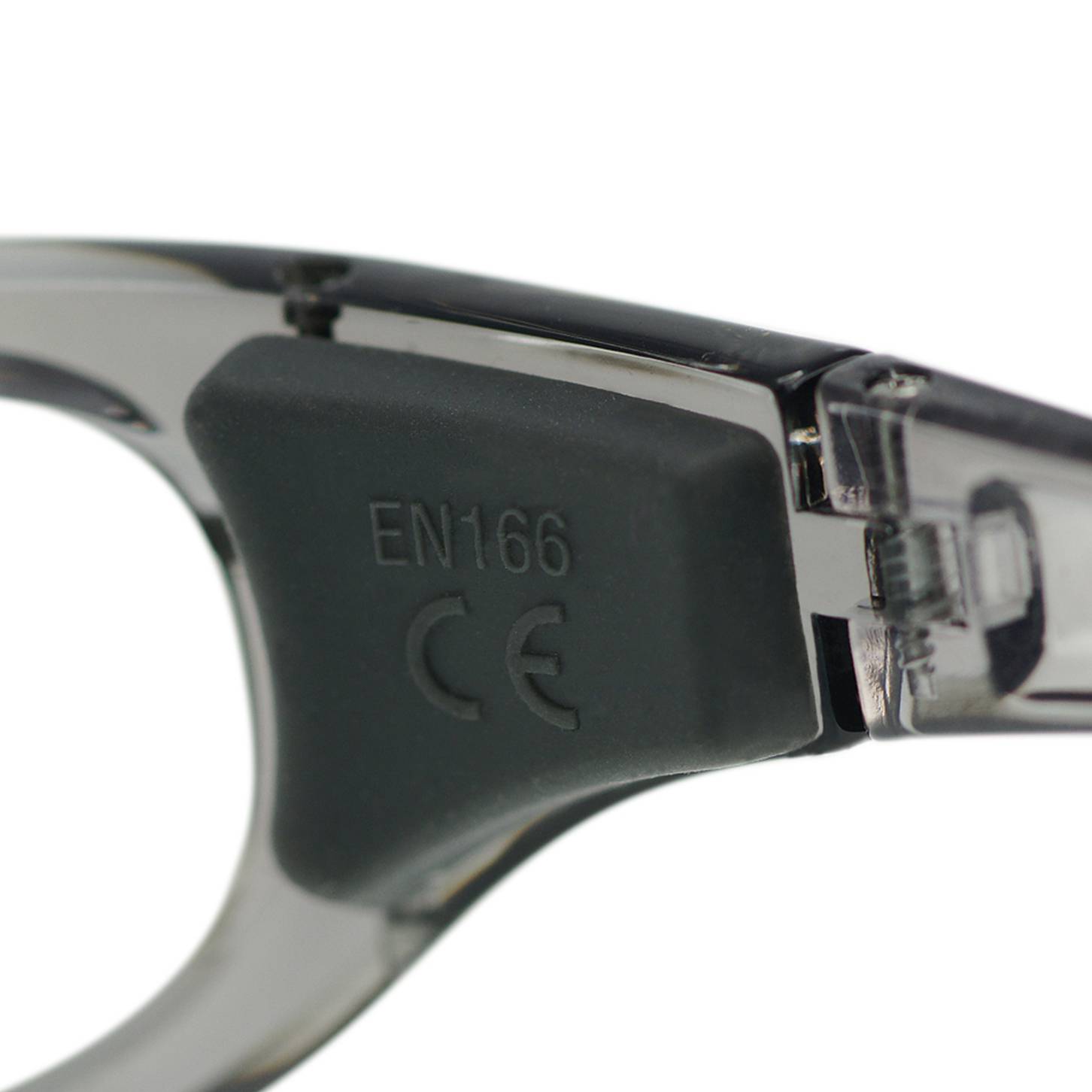 Eyeguard Grigio Trasparente Con Aste