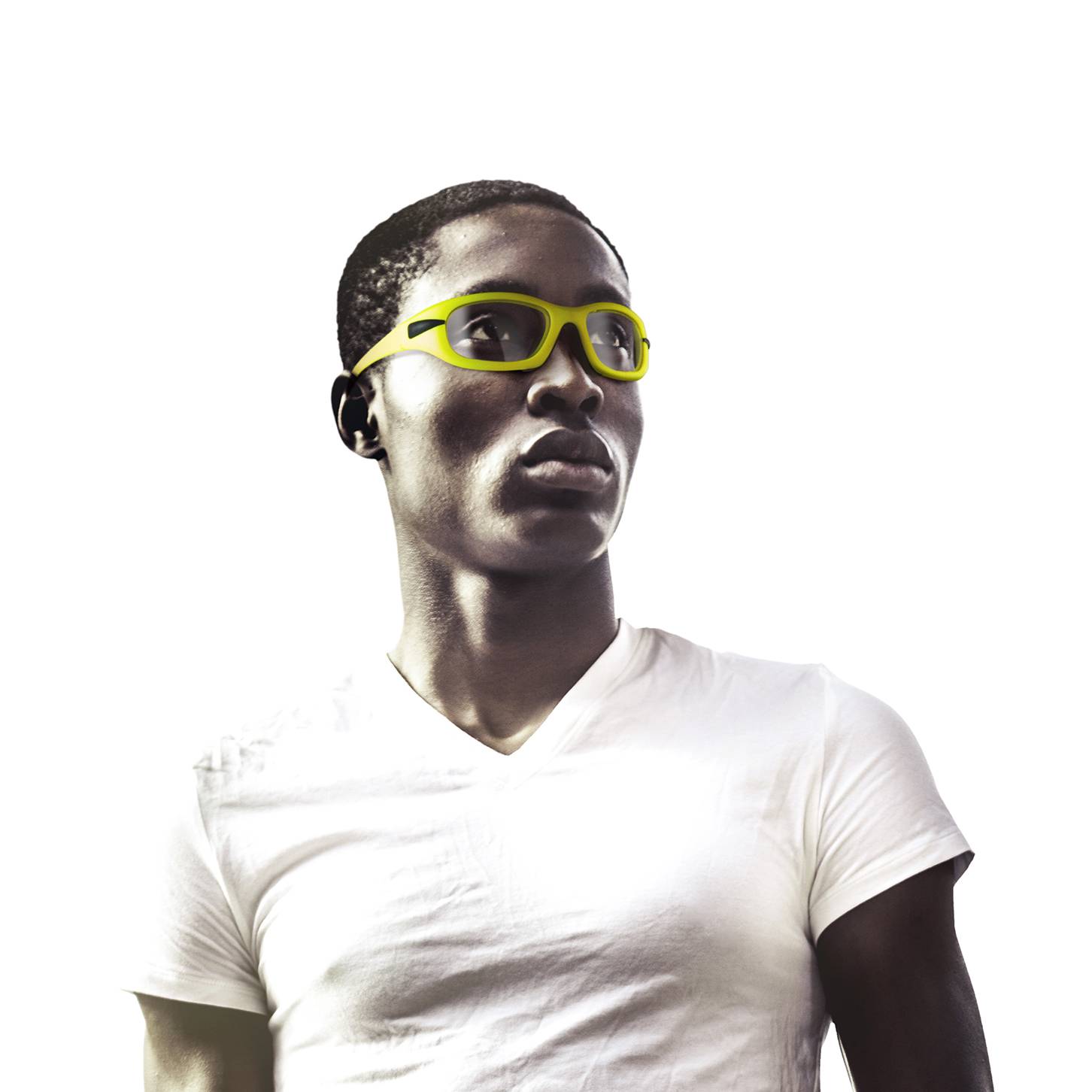 Eyeguard Blu Neon Con Aste