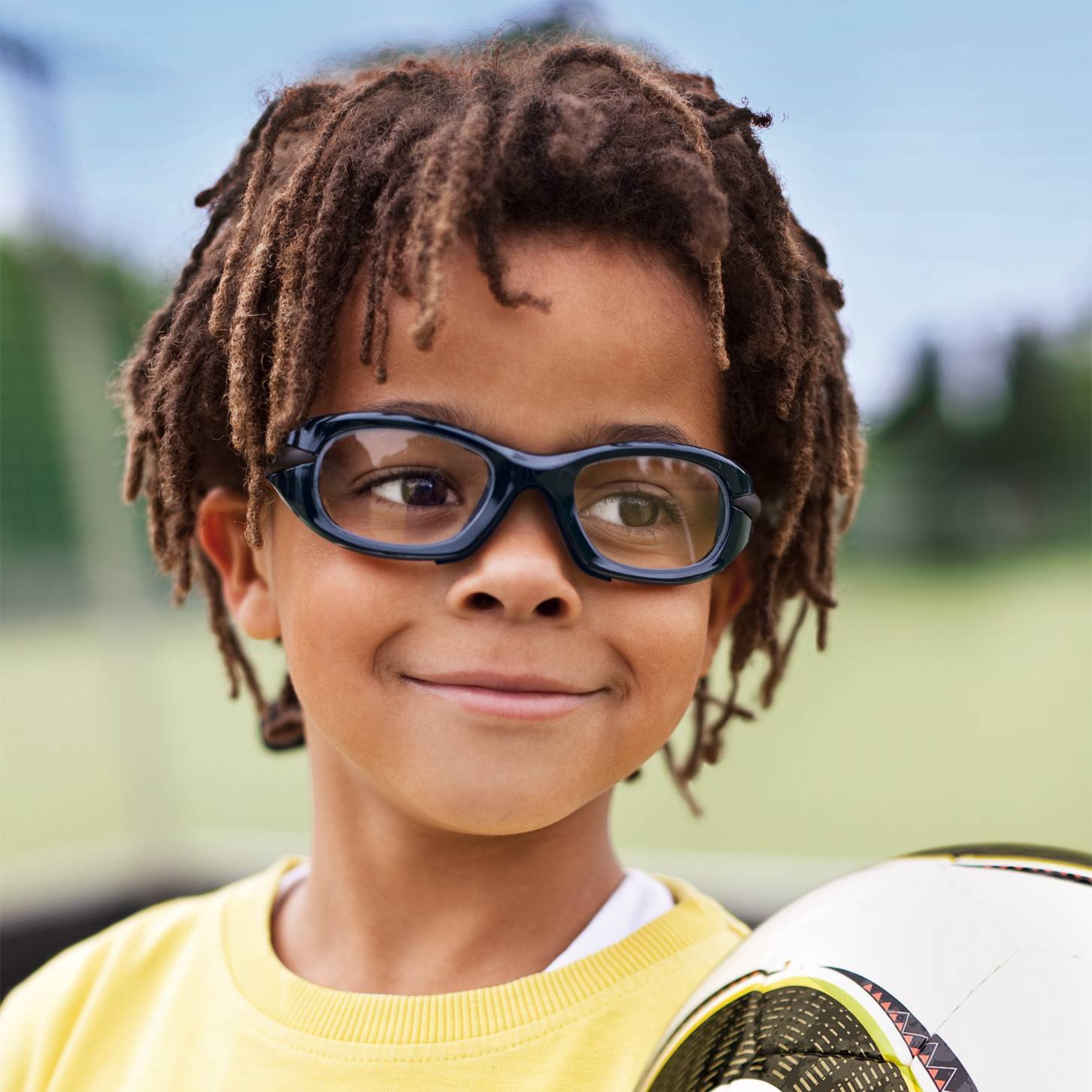 Eyeguard Nero Con Aste
