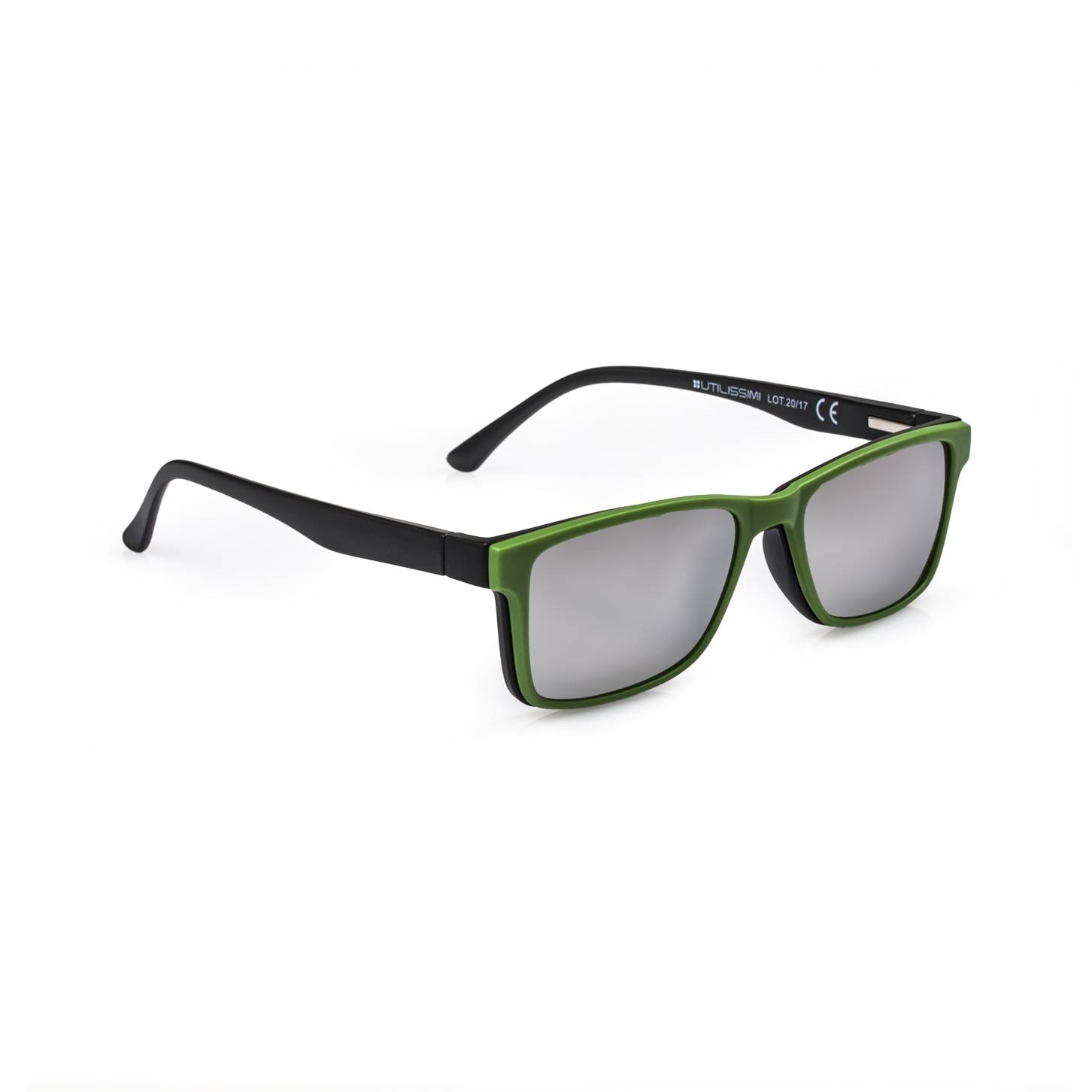 UTR0444 Nero Clip Verde Lenti Specchiate