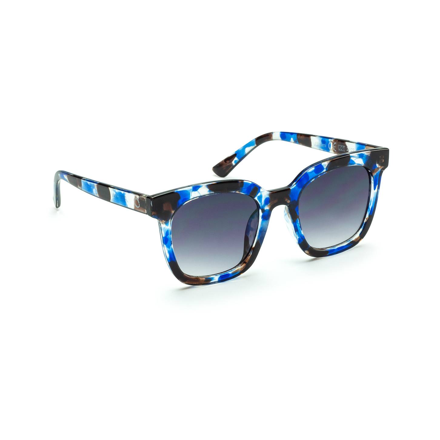 UTS0044 Tartarugato Blu, Occhiali da Sole Rettangolari | Utilissimi